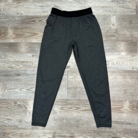 Lululemon Jogger Pants Men's Size Small Heathered Gray Black Waistband Workout - Picture 1 of 9